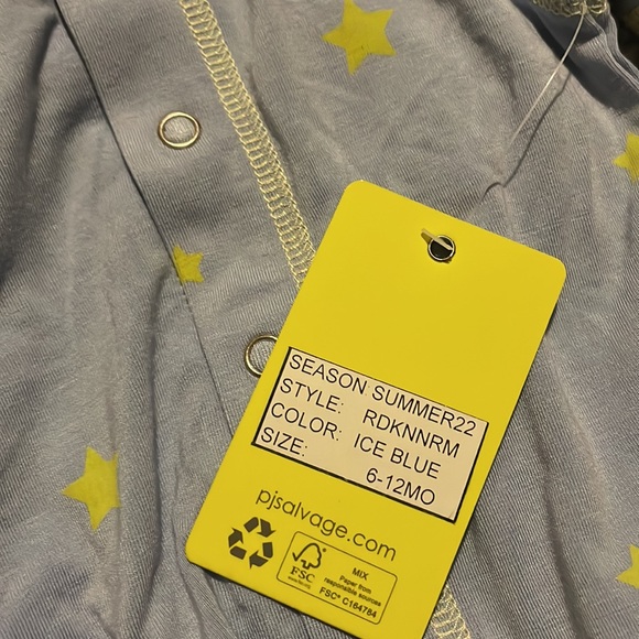 BABY BLUE ONESIE PAJAMAS!!! - Picture 3 of 3